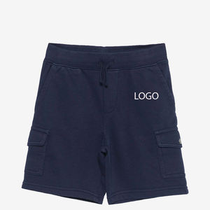 Shorts pour garçons élégants et décontractés, personnalisables avec logo, en matière douce, design tendance avec cordons de serrage et poches 2026 - Product Image 1