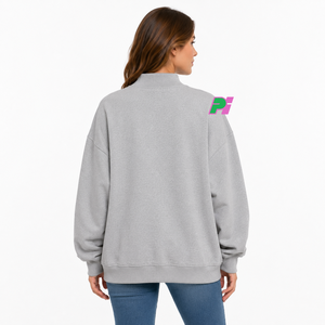 เสื้อสเวตเชิ้ตคอเต่าแบบมีลายปักตัวอักษรและแผนที่ OKLAHOMA เสื้อสเวตเชิ้ตคอเต่าแบบสั่งทำพิเศษ เสื้อสเวตเชิ้ตคอเต่าทรงโอเวอร์ไซส์ - Product Image 3