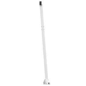 Juego de postes de toldo de hierro blanco 177,2 "x 96,5"-para toldos - Product Image 4