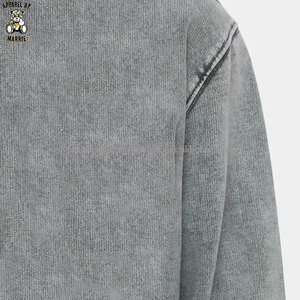 Sweat-shirts décontractés pour hommes, fabriqués au Pakistan, chauds, confortables, style streetwear, effet vintage, avec poignets côtelés. - Product Image 5