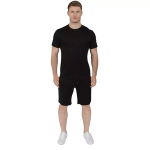 Camiseta y Pantalones Cortos de Verano para Hombre, Diseño Nuevo, Personalizados, de Marca Privada, de Algodón, Estilo Urbano, Bordados, Transpirables - Product Image 6