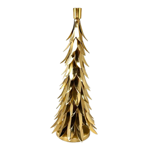 Luxury Gold Metal Christmas <b>Tree</b> Set Elegant Feather Textured Aluminum Star Marble Base Modern <b>Tabletop</b> X-mas Décor - Product Image 4
