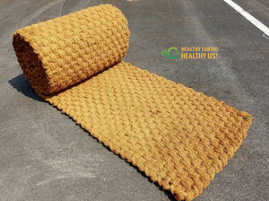 Tapis en fibre de coco tissée sur mesure |   Maille en fibre de coco en gros pour usage extérieur et plage de la marque Eco2o Vietnam - Product Image 5