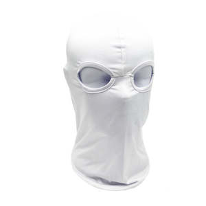 หน้ากากบาลาคลาวาถักสีดำคุณภาพสูงแบบกำหนดเองสำหรับทุกเพศ เหมาะสำหรับปั่นจักรยาน กีฬา สกี ระบายอากาศได้ดี กันน้ำ พร้อมลายพิมพ์ - Product Image 4