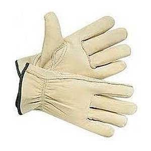 Gants de sécurité en cuir, longueur poignet, respirants, non doublés, style uni, pour utilisation en extérieur au printemps et en automne - Product Image 6