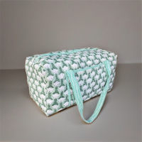 Sac de voyage matelassé en coton fait main, spacieux, léger, durable, élégant, imprimé traditionnel, idéal pour les vacances