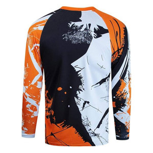 เสื้อเจอร์ซีย์มอเตอร์ครอสระบายอากาศสำหรับฤดูร้อนแบบซับลิเมชั่น OEM สำหรับผู้ใหญ่ เหมาะสำหรับขี่มอเตอร์ไซค์วิบาก ปั่นจักรยานเสือภูเขา และกิจกรรมสันทนาการอื่นๆ - Product Image 2