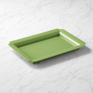 Plateau décoratif laqué couleur unie, élégant et fait main, en MDF haut de gamme, pour hôtel, restaurant et maison - Product Image 1