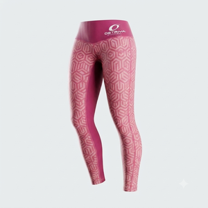 OSTRIYA Women's High Waist Full Length <b>Leggings</b> Solid Seamless Stretch Breathable Compression Sporty Knitted Winter <b>Workout</b> Wear - Product Image 1