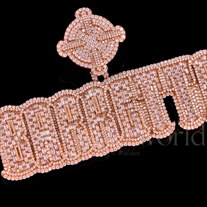 Pendentif Hip Hop en Moissanite de luxe, style Iced Out, de fournisseur indien, design personnalisé disponible à la vente - Product Image 4