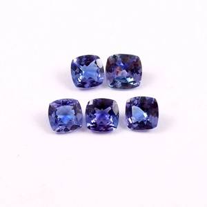 Tanzanite Calibrated Loose Gemstone For Jewellery Making Faceted December Birthstone Natural Cushion Cut Tanzanite Jewelry - Product Image 2