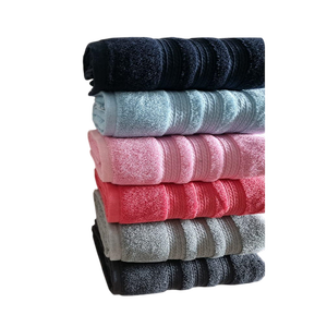 Serviettes de bain en coton éponge 100% coton avec bordure Dobby, serviettes pour les mains, le visage et la salle de bain, pour la maison, l'hôtel et le spa - Product Image 3