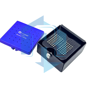Tornillos Autoperforantes y Corticales de 1.5mm, Caja de Almacenamiento de Aleación de Aluminio, Instrumento Quirúrgico Veterinario Ortopédico con Certificación CE - Product Image 1
