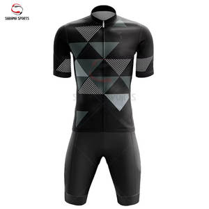 Traje de Ciclismo Personalizado de Alta Calidad al por Mayor de Fábrica, Traje Deportivo de Manga Corta con Estampado Sublimado para Hombre - Product Image 4
