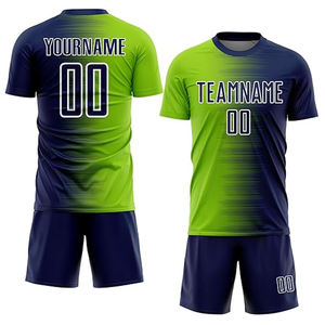 Conjunto de Uniforme de Fútbol Personalizado de Talla Grande, Secado Rápido, Transpirable, Poliéster, Equipación de Fútbol, Fabricante de Ropa Deportiva OEM - Product Image 3