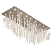 Lustres en cristal sculptés sur mesure pour les halls d'hôtels et les intérieurs commerciaux |   Luminaire suspendu sur mesure