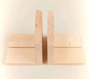 Juego de 2 sujetalibros modernos de metal con diseño de patrón irregular rectangular para decoración del hogar y la oficina - Product Image 3