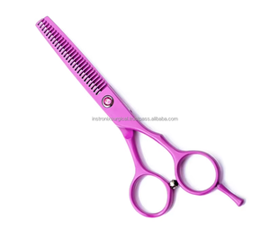 Ciseaux de coiffure professionnels de 6 pouces en acier inoxydable de haute qualité pour la coupe et l'effilage des cheveux avec repose-doigts OEM ODM personnalisés - Product Image 5