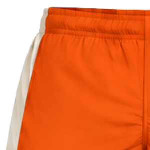 <b>Orange</b> Neutral Panel Athletic <b>Shorts</b> Lightweight Quick Dry Elastic Waist Running Training Gym Sportswear Custom Team Performance - Product Image 3