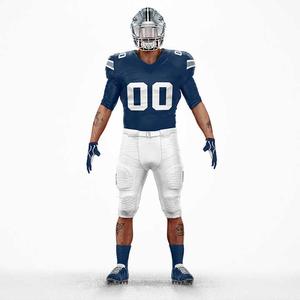 ชุดฟุตบอลอเมริกัน RAPID SPORTS ขายส่ง คุณภาพดี ออกแบบเองได้ พิมพ์ลายแบบ Sublimation ผ้าโพลีเอสเตอร์ 100% ไซส์ใหญ่ แห้งเร็ว - Product Image 6