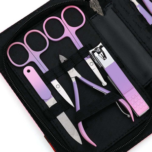 Kit de Manicura 7 en 1 de Acero Inoxidable de Alta Calidad 2026, Juego de Cortauñas y Cuidado de Manos para Pedicura, Económico, OEM - Product Image 2
