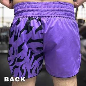 Pantalones Cortos para Hombre, Muay Thai, Satén, Cintura Elástica, Entrenamiento, Gimnasio, Kickboxing, Ligeros, Coloridos, Top para Hombre, Muay Thai, Artes Marciales - Product Image 6