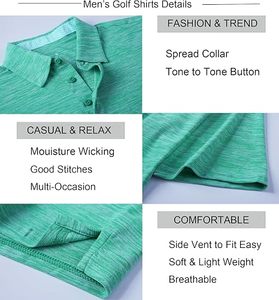 Men's Dark Blue Short Sleeve Shirt Solid Casual Button Design Pocket Knitted Breathable Regular Fit 220 Grams Front Logo Printed - Product Image 5