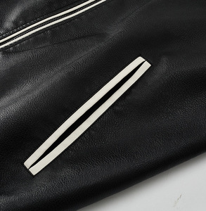 Fashion Flight <b>Jacket</b> Motorcycle Leather <b>Jacket</b> Genuine Leather Slim Fit <b>Biker</b> Outerwear Premium Handmade Design - Product Image 5