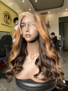 Extensiones de Cabello Humano Virgen Remy Vietnamita de Alta Calidad, 100% Sin Enredos ni Caída, Estilo Ondulado, Doble Trama a Máquina, Marca VNHL - Product Image 1