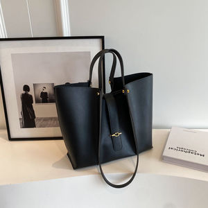 Sac fourre-tout en cuir véritable pour femmes, sac à main vintage de grande capacité, imperméable, à bandoulière, pour les voyages quotidiens - Product Image 2