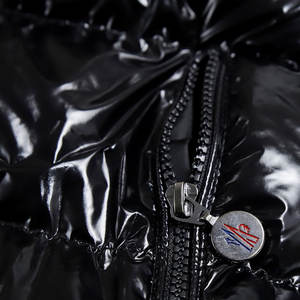 Chaqueta acolchada brillante de invierno Warn para hombre, chaqueta cortavientos acolchada gruesa negra con capucha, chaqueta acolchada con burbujas - Product Image 6