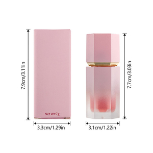 Long-Lasting Lightweight Liquid <b>Blush</b>, Waterproof Blendable Face Tint for Lips & Cheeks All-Day Wear - Product Image 6