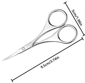 Tijeras para Cutículas de Acero Inoxidable, Herramienta para Empujar y Remover Cutículas, Color/Tamaño Personalizado, Recortadores de Cutículas para Uñas - Product Image 2