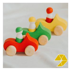 Jouets en bois éducatifs, ensemble de jeux d'animaux, jouets en bois faits à la main pour l'apprentissage précoce, écoles Montessori et Waldorf - Product Image 5