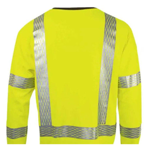 Chaleco de Seguridad Reflectante de Alta Visibilidad para Hombre, Ropa de Trabajo Profesional, Resistente, para Exteriores, Camiseta Ligera Antiarrugas de Primera Calidad - Product Image 3