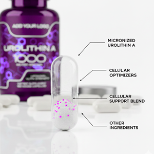 Cápsulas de Urolithin A Liposomal de Marca Privada Personalizadas de 1000 mg, Suplemento Dietético Herbal para Adultos - Product Image 3