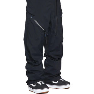 Traje de Esquí Negro Personalizado para Hombre, Chaqueta y Pantalones de Esquí Aislantes, Impermeables, para Invierno, Senderismo y Snowboard, Estilo Retro - Product Image 6