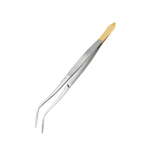 Top Quality Low Price Custom Color And SizeTweezer College For Dental Dressing Angled Tip Surgical Forceps Instruments <b>Pliers</b> - Product Image 3