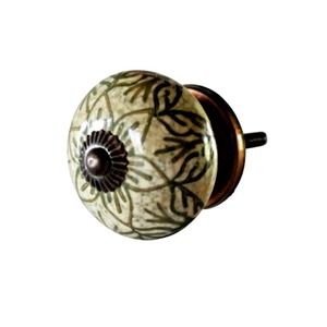 <b>ceramic</b> door <b>knobs</b> Handcrafted <b>Ceramic</b> Cabinet <b>Knob</b> Round Pattern Traditional Door Handle Decorative Hardware <b>ceramic</b> door <b>knobs</b> - Product Image 1