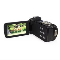 Caméscope numérique HDV, résolution 2.7K, écran tactile rotatif, carte SD, zoom optique 16x, stabilisation d'image, caméra DV