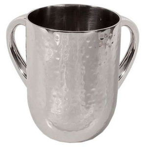 Taza de Lavado de Acero Inoxidable con Diseño de Grano de Madera, Recipiente Moderno y Decorativo para Lavarse las Manos - Product Image 3