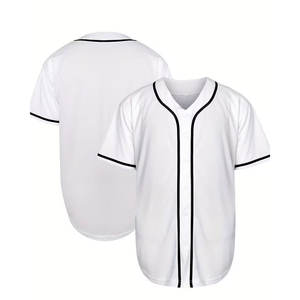 Camisetas de Softbol Casuales con Bloques de Color, Camisa de Manga Corta con Botones para Hombre en Estilo Único y la Mejor Calidad - Product Image 3