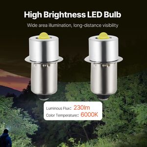 1W P13.5S 4 LED Flashlight <b>Bulbs</b> 12 Volt 230LM Replacement Kit for Maglight Longer Life Brighter <b>White</b> Light - Product Image 2