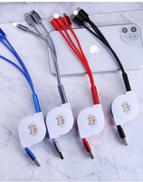 Coffret Cadeau Cheval 2026 – Boîte Cadeau d'Affaires Rouge à Ouverture Facile avec Câble de Données – Ensemble Deux Pièces Connecteurs Lightning/Micro USB/Type-C – Charge Rapide
