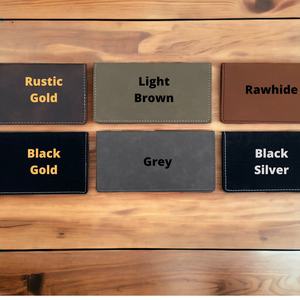 Chéquier Couverture En Cuir Portefeuille et Titulaire Cas Personnalisé Cadeaux Personnalisés Cadeau D'affaires LCR-0038E - Product Image 6