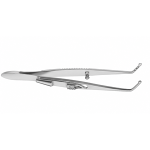 Pinces musculaires Sattler en acier inoxydable, instrument chirurgical ophtalmique pour la manipulation des muscles extraoculaires, chirurgie de l'élochiasme - Product Image 1