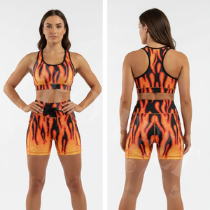 Short de sport pour femme, effet ventre plat, extensible, respirant, avec effet push-up fessier, compression, idéal pour l'entraînement - Nouvelle collection - Product Image 3