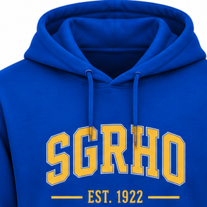 Sudadera con Capucha Universitaria para Mujer Sigma Gamma Rho, Sudadera Azul con Gráfico de Letras Griegas, Sudadera Informal de Moda Universitaria Personalizada - Product Image 6