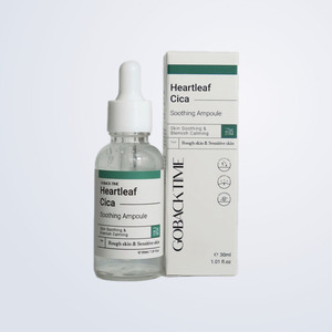 เซรั่มบำรุงผิวหน้าเกาหลี K-Beauty Gobaektaim Heartleaf Cica Soothing Ampoule ผลิตในเกาหลี 30 มล. เซนเทลล่า เอเชียติก้า - Product Image 6