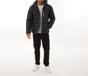 Chaqueta de invierno acolchada de alta calidad para hombre con cierre de cremallera y estampado, con la mejor calidad a precio económico. - Product Image 6